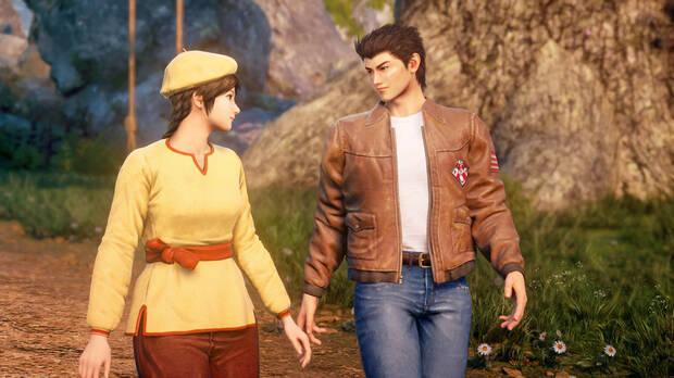 La demo arrancaba con Ryo y Shenhua en una cueva (de la que no os podemos hablar para evitar spoilers); en esta cinemática había cortes muy raros y muchas miradas al infinito.