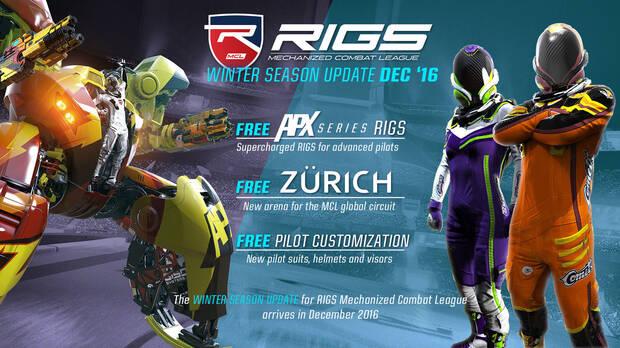 RIGS: Mechanized Combat League detalla los contenidos de su actualizacin gratuita Imagen 2