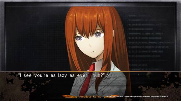 Kurisu vuelve a ser la estrella de la funci�n incluso en forma de una avanzada Inteligencia Artificial.