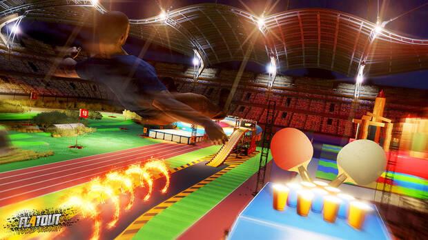 Jugar a los bolos, al golf o meter al piloto en una porter�a son algunas de las divertidas pruebas que nos encontraremos en el modo FlatOut.
