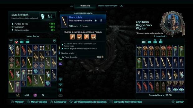 Al final todo se reduce a algo muy b�sico, m�s all� de las clases o nuestra forma de juego: se trata de acumular buenos objetos y armas.