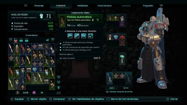 Si hab�is jugado a alg�n �action RPG� cl�sico, sabr�is perfectamente lo que ten�is que hacer para equipar a vuestro h�roe.
