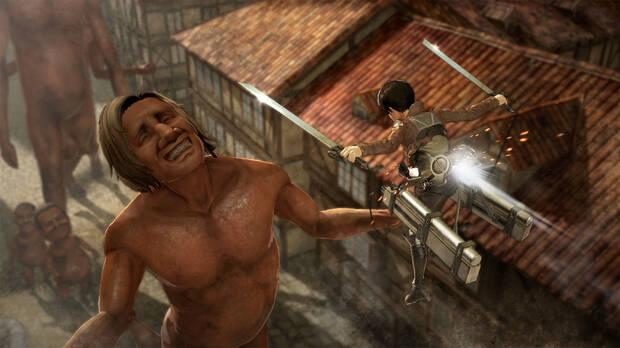 El juego promete escenas muy espectaculares en la lucha contra titanes.
