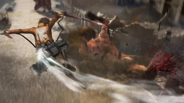 Corta extremidades para impedir el avance de los titanes, o que protejan su nuca.