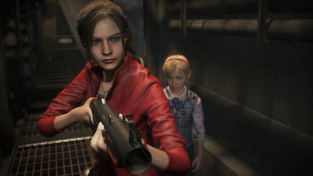 En esta nueva demo controlamos a Claire Redfield, quien tenía que ayudar a la indefensa Sherry Birkin.