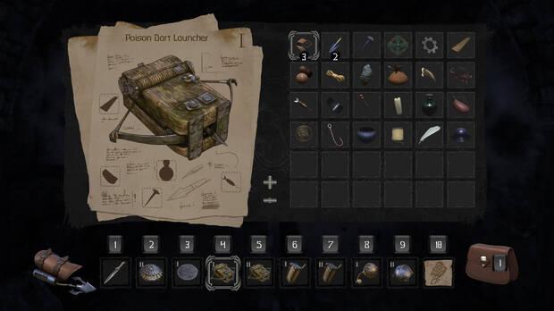 Podemos explorar los decorados para encontrar diversos cofres y objetos que llevarnos a nuestro inventario.