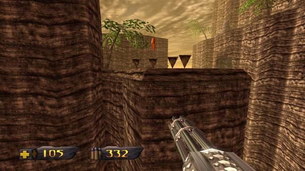 Si reunís 100 unidades de esos triángulos conseguiréis una vida. Sí, habéis leído bien, estamos ante un shooter en el que no hay reintentos ilimitados. ¿Cuál fue el último que jugasteis de esta forma?