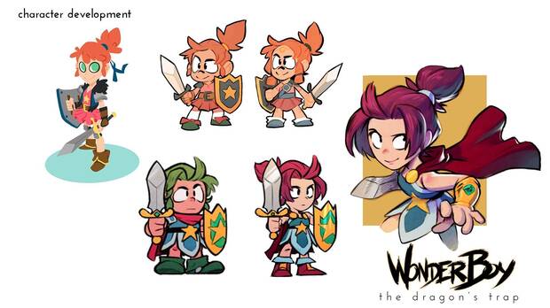 Wonder Boy: The Dragon's Trap nos presenta a su nueva herona Imagen 2