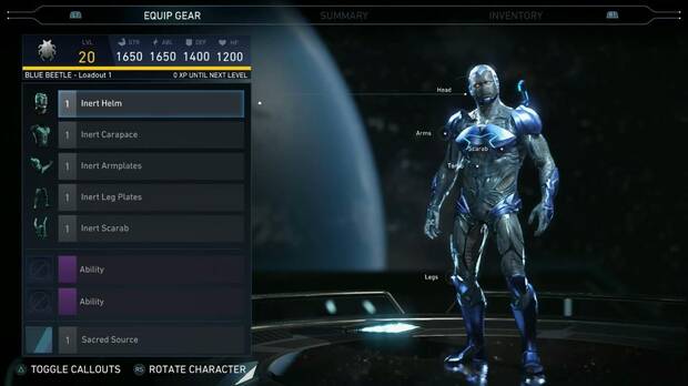 Así funciona el sistema de armaduras y progreso de personajes de Injustice 2 Imagen 4