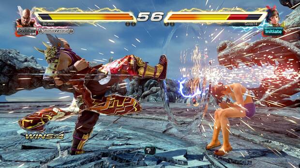 Este escenario recrea a uno de Tekken 5, Dragon's Nest.