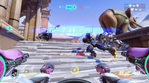 Overwatch en consola se mueve a unos impecables 60fps.