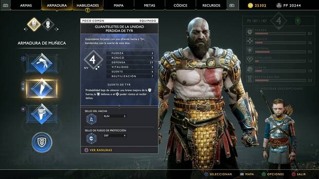 Estas son las opciones grficas y modos de dificultad de God of War Imagen 6