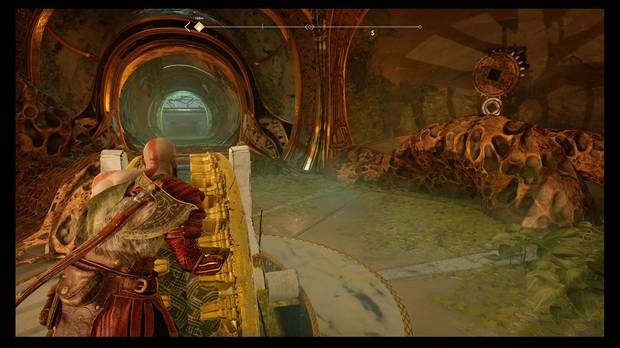 God of War - La luz de Alfheim - Gira la rueda y congela el mecanismo