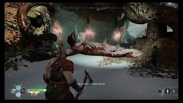 God of War - La luz de Alfheim - Debes liberar la barca