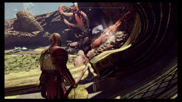 God of War - La luz de Alfheim - Puedes romper las vainas desde aquí