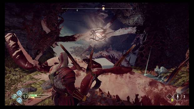 God of War - La luz de Alfheim - Desde aquí puedes romper las tres
