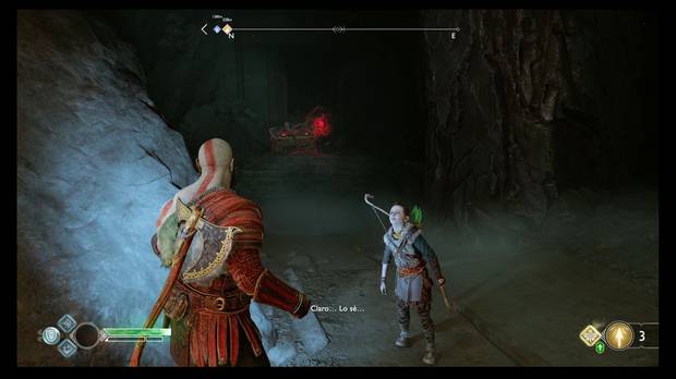 God of War - Dentro de la montaña - No te dejes este cofre