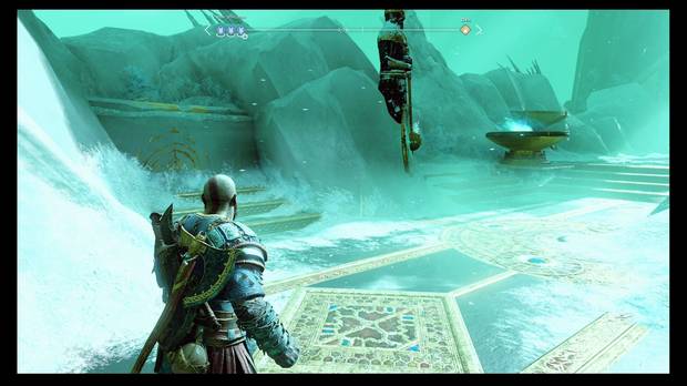 God of War - La enfermedad - Llega a otro cofre desde ahí