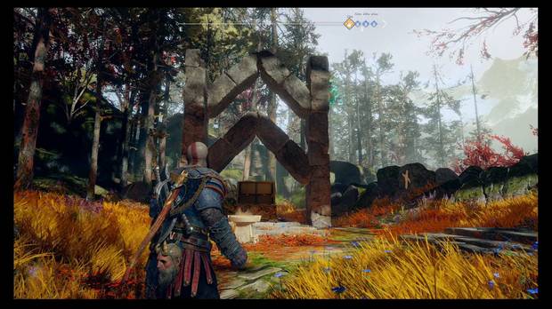 God of War - La runa negra - Cambia el Viento de la columna derecha a la izquierda