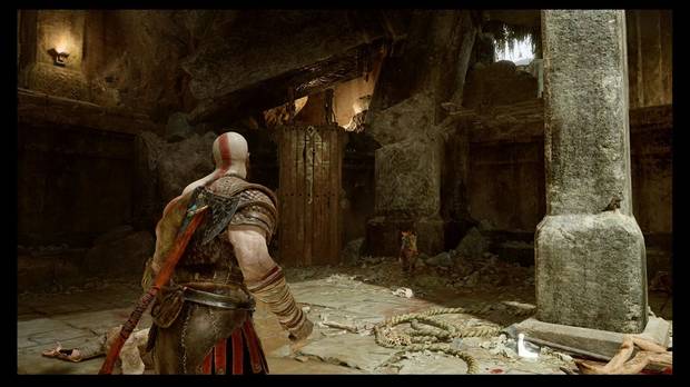 God of War - La senda a la montaña - Ayuda a Atreus a subir por aquí