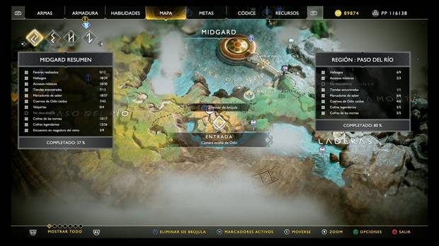 Localización cámara oculta 2 de Midgard en God of War PS4