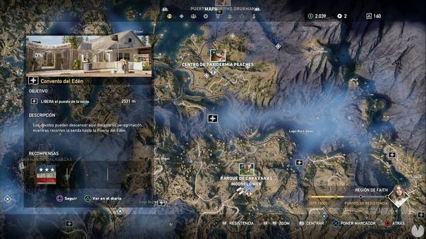 Far Cry 5, Puestos de la secta, Región de Faith, Convento del Edén