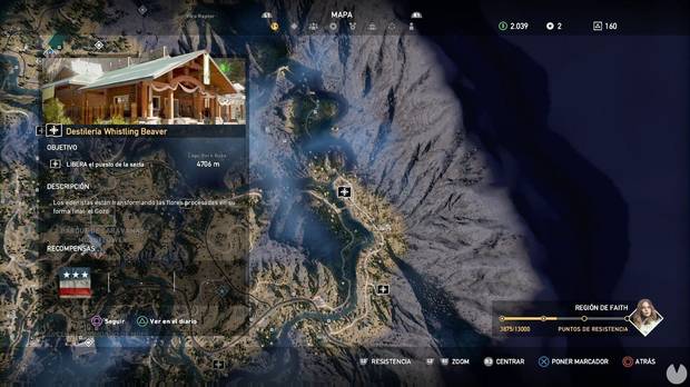 Far Cry 5, Puestos de la secta, Región de Faith, Destilería Whistling Beaver