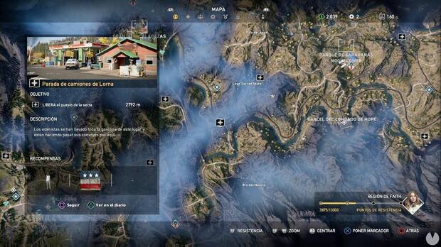 Far Cry 5, Puestos de la secta, Región de Faith, Parada de camiones de Lorna