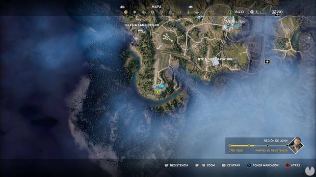 Far Cry 5, Puestos de la secta, Región de John, Hacienda de John