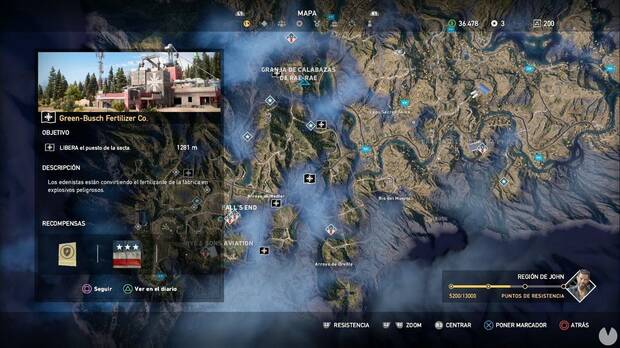 Far Cry 5, Puestos de la secta, Región de John, Green-Busch Fertilizer Co.