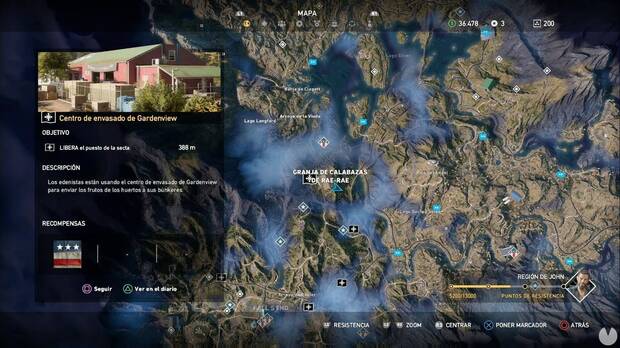 Far Cry 5, Puestos de la secta, Región de John, Centro de envasado de Gardenview
