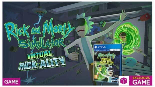 GAME vende en exclusiva la copia fsica de Rick y Morty Virtual Rick-Ality Imagen 2