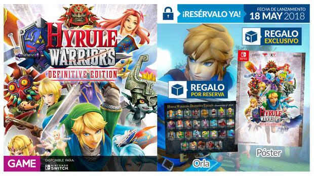 GAME detalle sus incentivos para Hyrule Warriors Definitive Edition Imagen 2