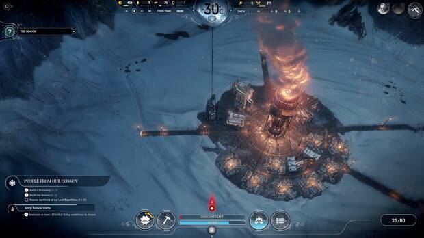 En 'FrostPunk' tendremos que ser el dirigente de la �ltima ciudad de una Tierra totalmente congelada.