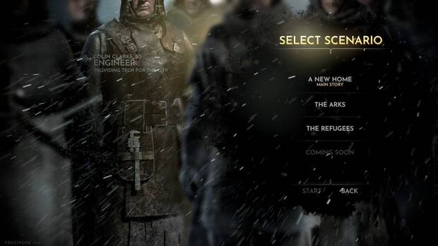 Adem�s del escenario principal, FrostPunk nos dejar� disfrutar de dos niveles alternativos siempre y cuando hayamos sobrevivido al menos 20 d�as en el primero.