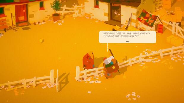 Captura de The Stillness of the Wind, uno de los mejores juegos cortos.