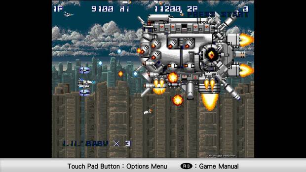 'Thunder Cross' es el juego m�s vistoso de la colecci�n.
