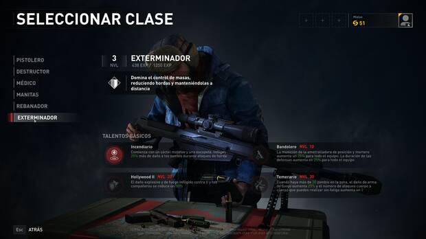 World War Z - Clases - Exterminador