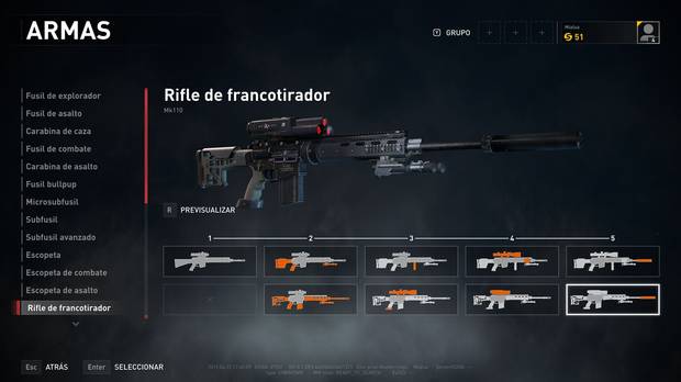 Armas de World War Z - Categoría 2 (2)