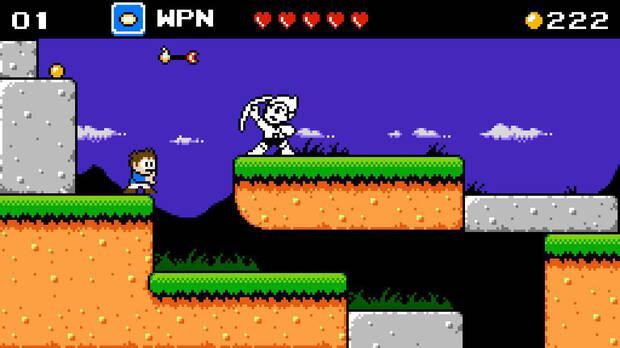 Gráficamente el título apuesta por un look en plan 8 bits, pero adolece de personalidad.