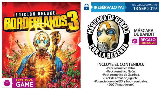 GAME detalla sus regalos, incentivos y ediciones exclusivas para Borderlands 3 Imagen 3