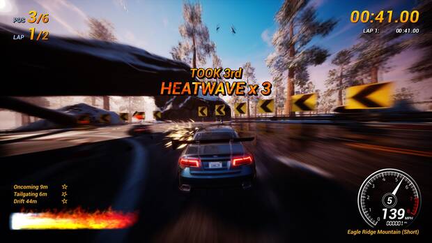El modo ‘Heatwave’ nos lleva a los tiempos de 'Burnout 2', antes de los takedowns.