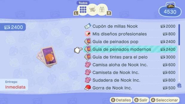 Conseguir más peinados en Animal Crossing: New Horizons