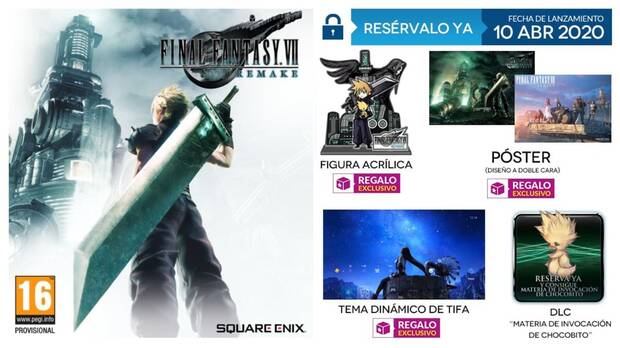 GAME anuncia un cuarto regalo por reservar Final Fantasy 7 Remake: un tema dinmico de Tifa Imagen 2