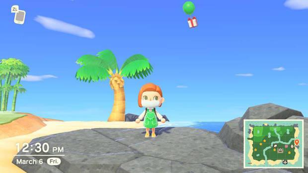 Animal Crossing: New Horizons - Explotar globos para ganar bayas