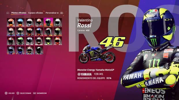 Al tratarse de un juego oficial de MotoGP, el título incluye todos los equipos, pilotos, circuitos y demás parafernalia que rodean a esta competición.