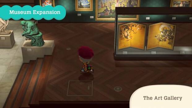 Animal Crossing New Horizons: Actualizacin 1.2.0 - El museo abre su galera de Arte