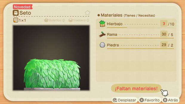 Animal Crossing: New Horizons - Día de la naturaleza - Proyecto de bricolaje valla de arbusto seto