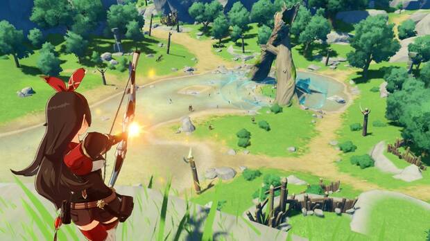 'Genshin Impact' promete libertad de exploración y tres decenas de personajes con habilidades muy diferentes.
