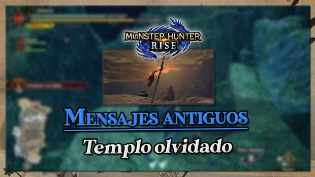 Monster Hunter Rise - Mensajes antiguos en el Templo olvidado